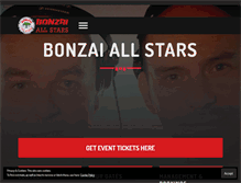 Tablet Screenshot of bonzaiallstars.com